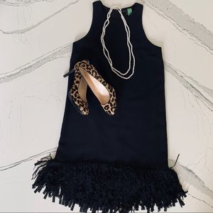 Banana Republic Black Fringe Bottom Dress 2